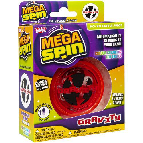 Mega Spin Gravity LED Colour Changing Auto-Returning Yo-Yo