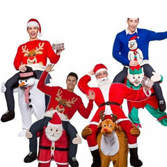 Mens Adult Carry Me Novelty Ride On Mascot Christmas Fancy Dress Costu The Online Toy Store