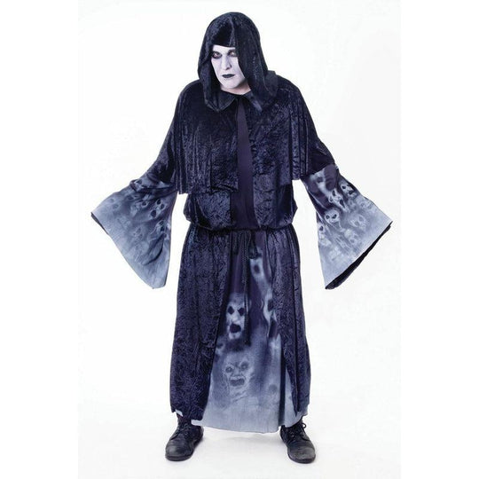 Mens Forgotten Souls Ghost Demon Death Horror Halloween Fancy Dress Costume