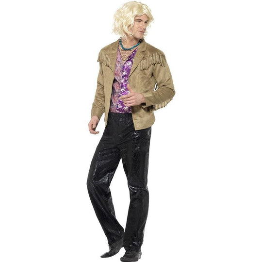 Mens Hansel Zoolander Costume Model Film Fancy Dress Adult Outfit
