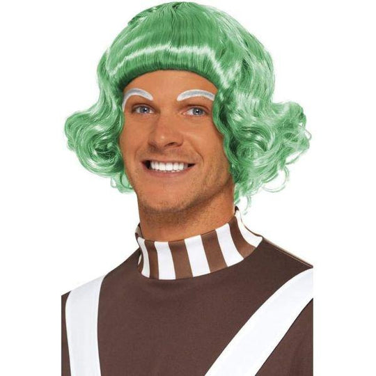 Men's Oompa Looma Wig Fancy Dress Costume Accessory