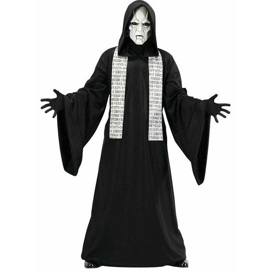 Men's Phantom Mine Demon Ghost Death Halloween Fancy Dress Costume Outfit