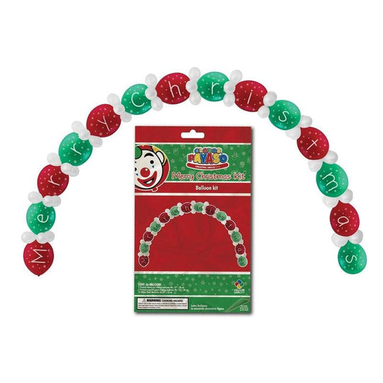 Merry Christmas Balloon Arch Kit 66 Latex Balloons Helium Quality