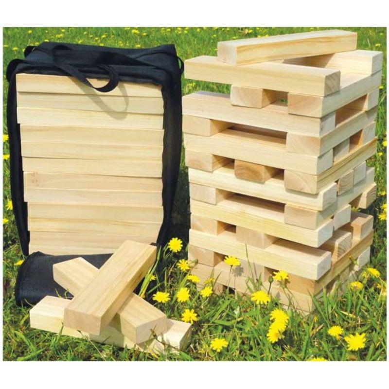 Mightymast Leisure Giant Stack n Tumble Indoor & Outdoor Tower Game ...