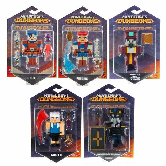 Minecraft Dungeons 3.25" Mini Actions Figures (1 Supplied)