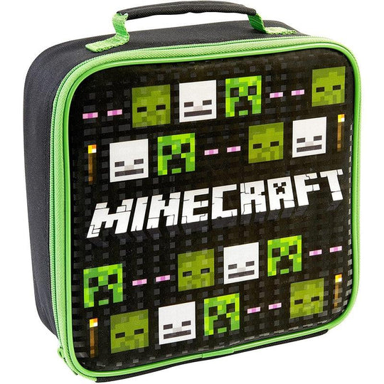 Minecraft Mob Heads Unisex Children's Rectangular School Lunch Bag