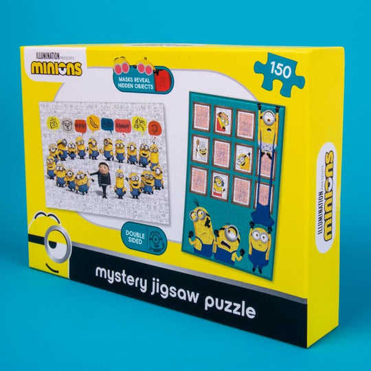 Minions 150 Piece Double Sided Mystery Jigsaw Puzzle