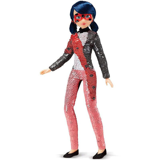 Miraculous Ladybug Sequin Transform Fashion Doll