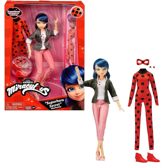 Miraculous Tales of Ladybug & Cat Noir Superhero Secret Fashion Doll