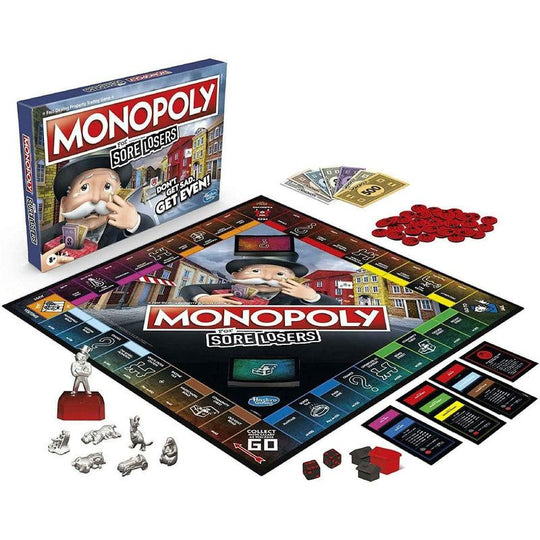 Monopoly For Sore Losers Edition Family Board Game Property Trading Game