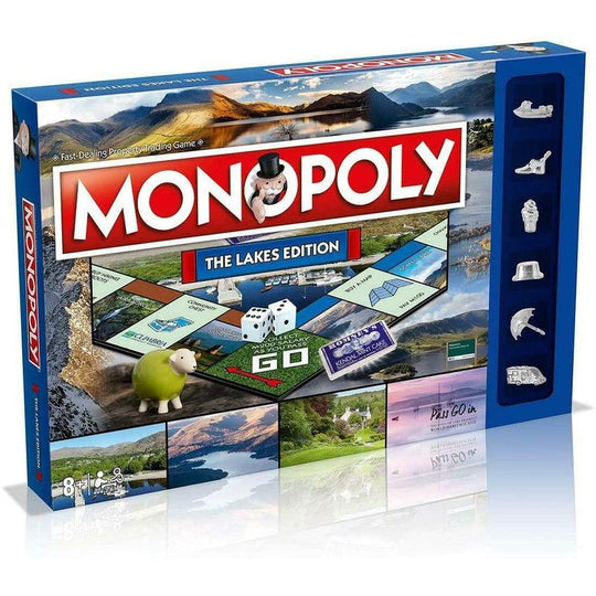 Monopoly The Lakes Regional Board Game