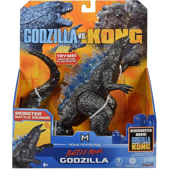 MonsterVerse  vs Kong 7" Deluxe Figures with Sounds-Godzilla