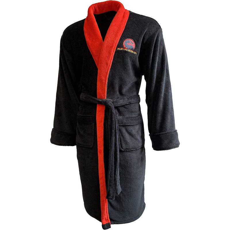 Mortal Combat Bathrobe Men's Gaming Dressing Gown - The Online Toy Store