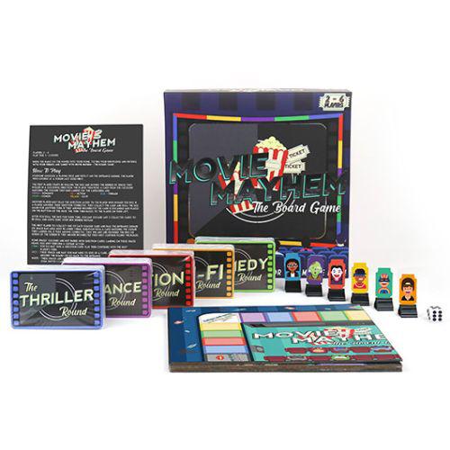 Movie Mayhem: Family Trivia Board Game