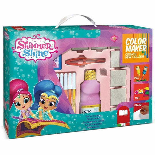 Multiprint Shimmer & Shine Colour Maker & Stamp Set Childrens Art Craft Set