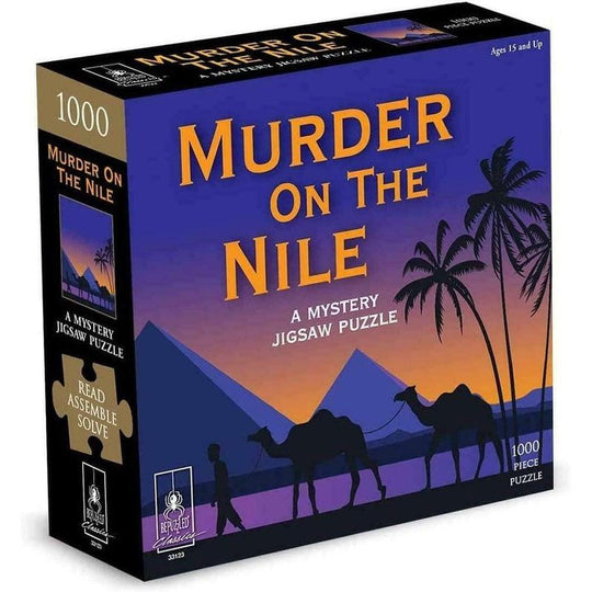 Murder on The Nile 1000 Piece Mystery Jigsaw Puzzle