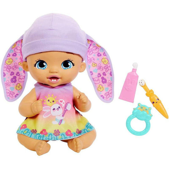 My Garden Baby Brush & Smile Little Bunny Baby Doll - Purple