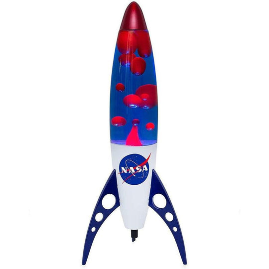 NASA Retro Galaxy Lamp Rocket Lava Lamp Standing Light Space Home Decoration
