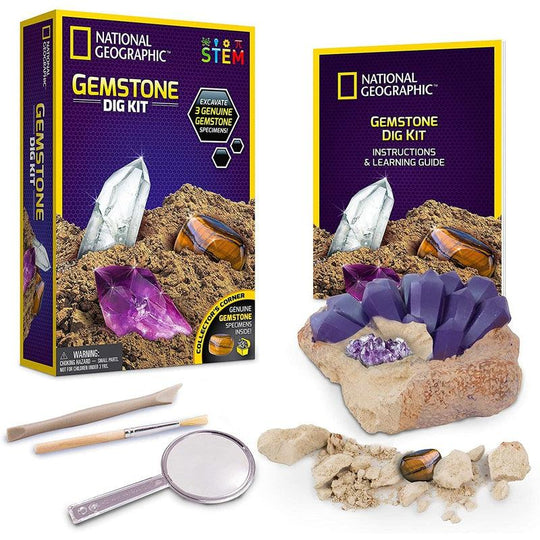 National Geographic Gemstone Dig Kit