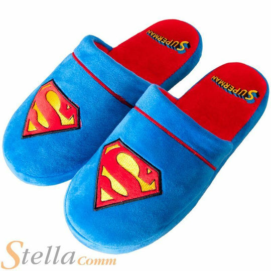 Official Adult Superman Slippers DC Comics Classic Slip On Mule Slippers