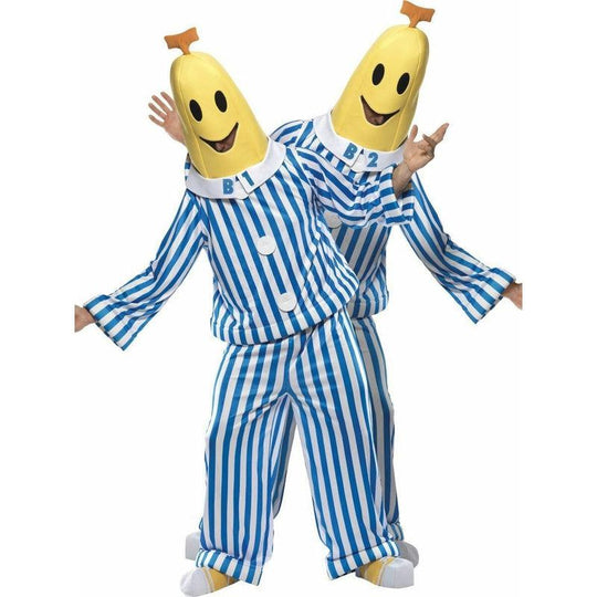 Official Bananas In Pyjamas Men's Fancy Dress Costume Cartoon Banana