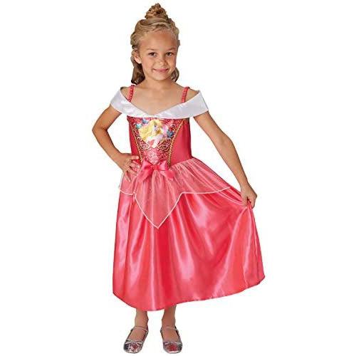 Official Disney Princess Sequin Sleeping Beauty Classic Costume, Childs