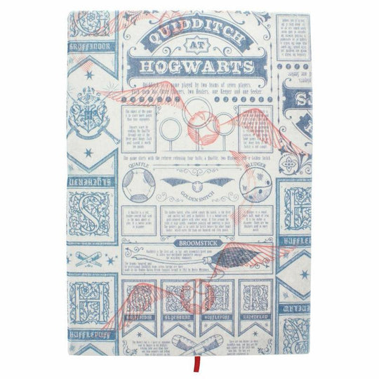 Official Harry Potter Quidditch Notebook 200 Lined Page Journal Notepad