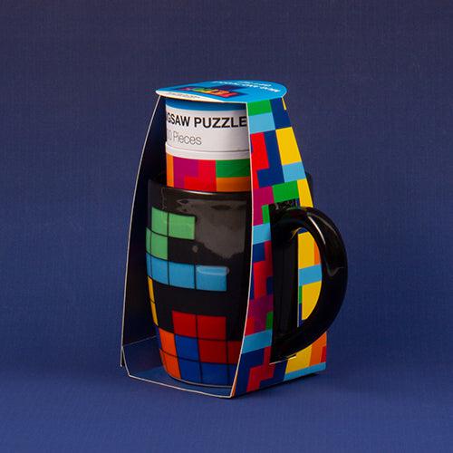 Official Licensed Tetris Shaped Mug & Jigsaw Puzzle