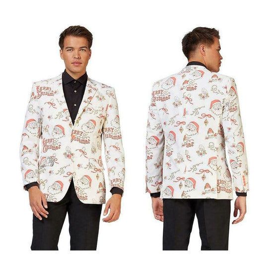 Opposuits Mens Hohoholly Christmas Blazer Jacket