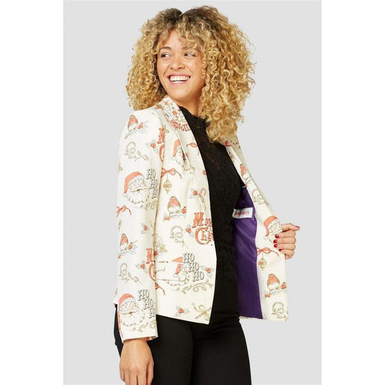Opposuits Women's Hohoholly Christmas Blazer