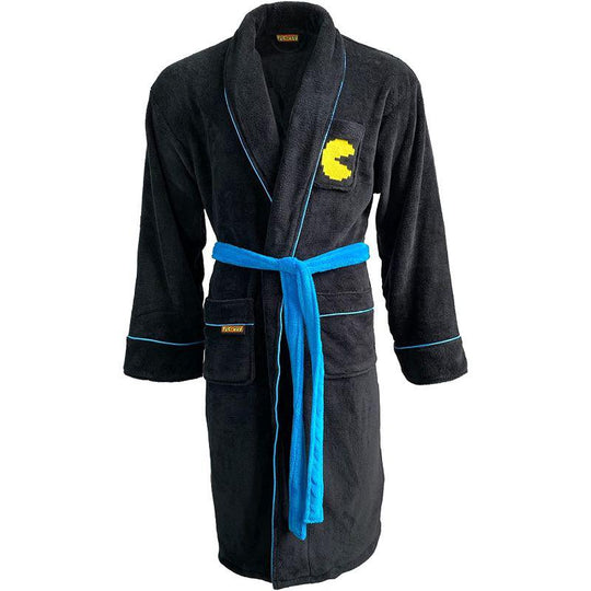 Pacman Player One Ready Bathrobe Men's Gaming Dressing Gown