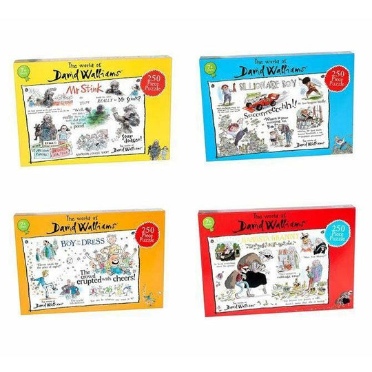 Paul Lamond David Walliams 250 Piece Puzzles - 4 to Collect!