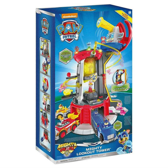 Paw Patrol Mighty Pups Mighty Lookout Tower Playset Kids Toy