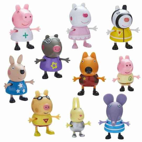 Peppa Pig Dress Up Articulated 10 Figure Pack