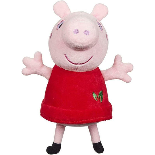 Peppa Pig Eco Plush Peppa With Red Dress Sustainable Recycled Cuddly Toy