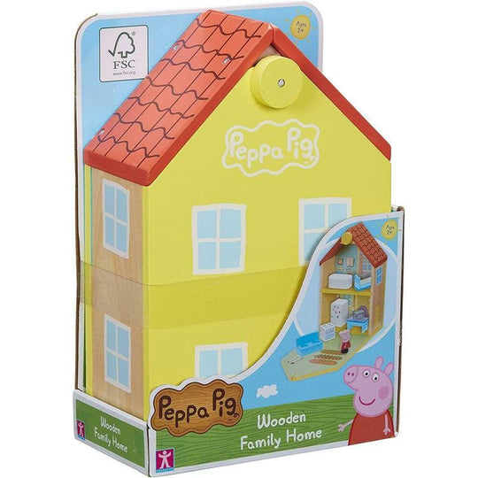 Peppa Pig Wooden FAMILY HOME with Peppa Figure