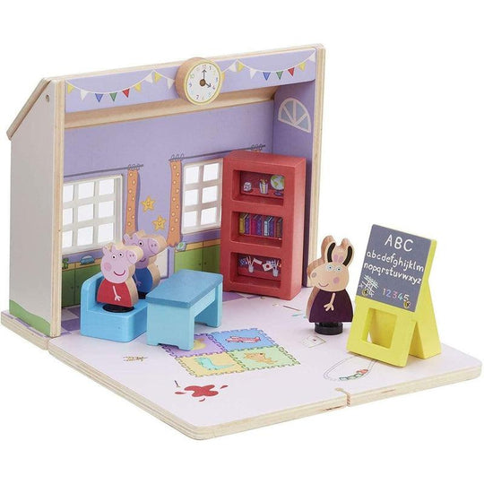 Peppa Pig Wooden School House with Figures