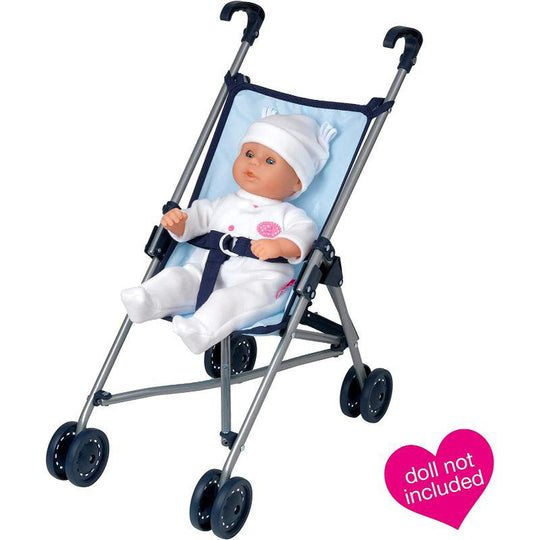 Peterkin Dolls World Baby Doll Folding Stroller Pushchair