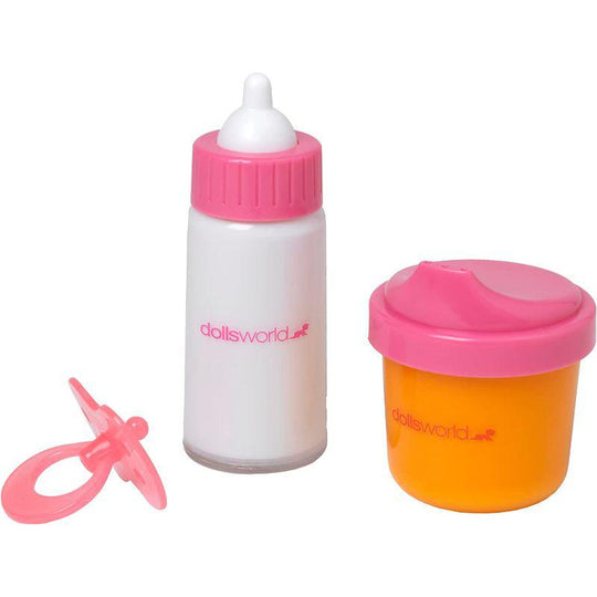 Peterkin Dolls World Magic Baby Doll Bottles & Dummy Set
