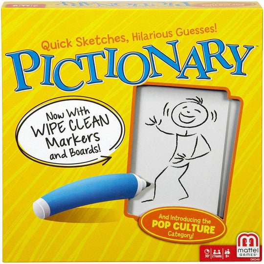 Pictionary Board Game Family Picture Drawing Guessing Game