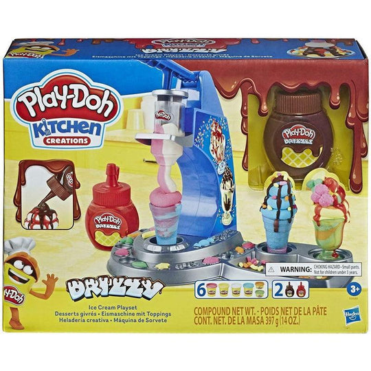Play-Doh Kitchen Creations Drizzy Ice Cream Playset Kids Creative Toy