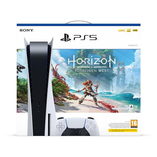 PlayStation 5 Disc Console + Horizon Forbidden West Bundle