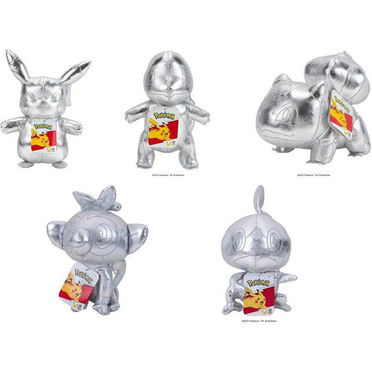 Pokemon 25th Celebration Silver 8" Soft Plush Toys