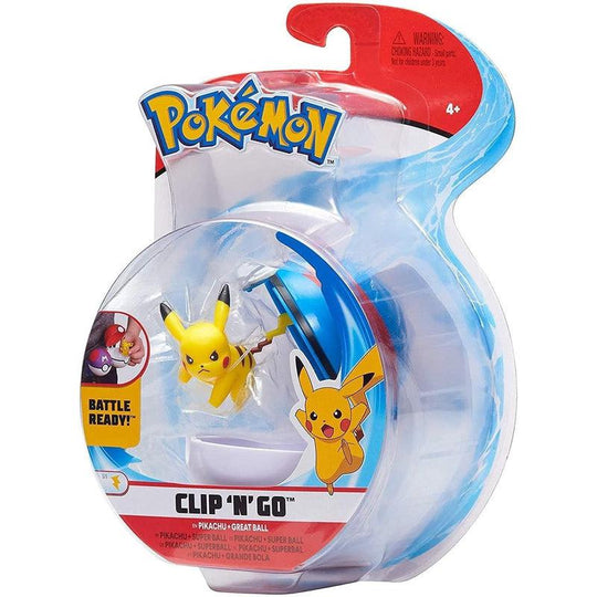 Pokemon Clip 'n' Go Pikachu & Great Ball
