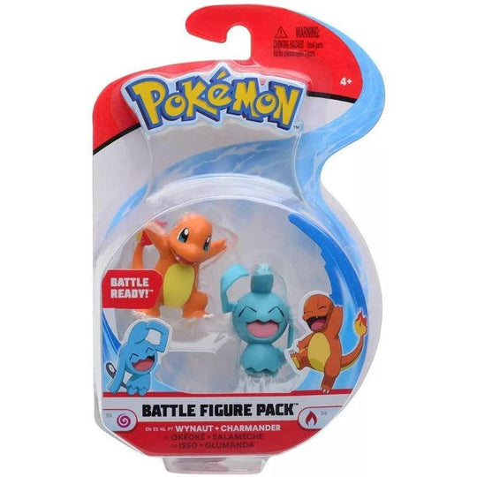 Pokemon Selection Battle Figures Action Figure Wynaut & Charmander