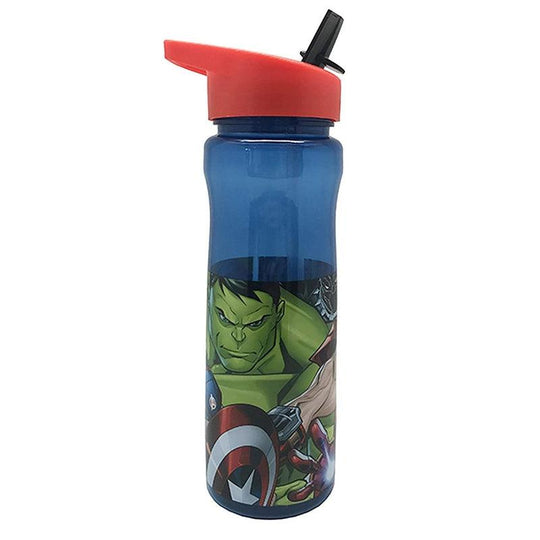 Polar Gear Child's Marvel Avengers Water Bottle with Straw - 600ml