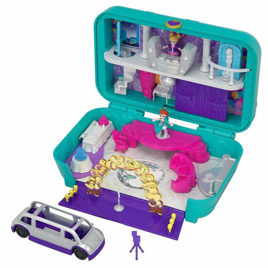 Polly Pocket Hidden Places Dance Par-Taay! Case Playset