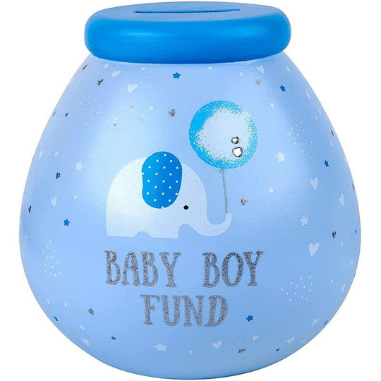 Pot of Dreams Ceramic Money Box Baby Boy Fund