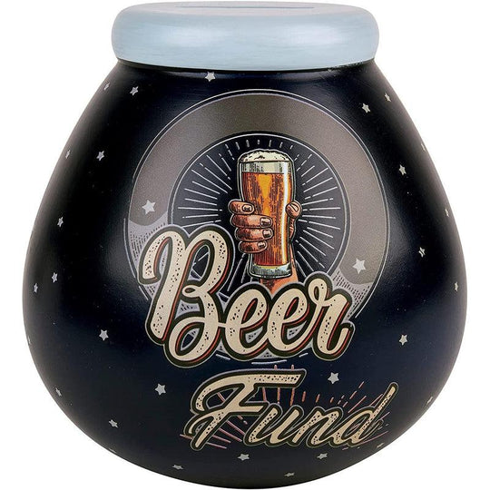 Pot of Dreams Ceramic Money Box Beer Fund