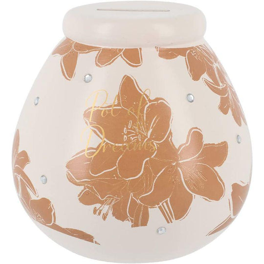 Pot of Dreams Ceramic Money Box Fleur & Birds